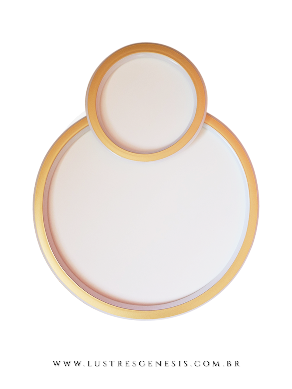 Plafon de LED Moderno Hadar Dourado